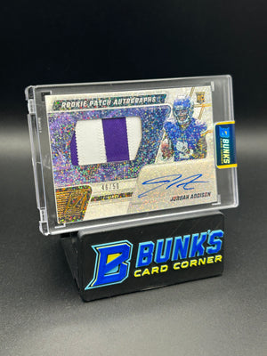 2023 Jordan Addison Panini Zenith Patch 46/50 Auto Rc