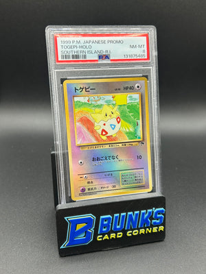 Togepi Holo Southern Island Promo Japanese PSA 8