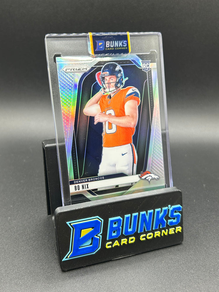 2024 Bo Nix Panini Prizm Silver Rookie Variation Rc