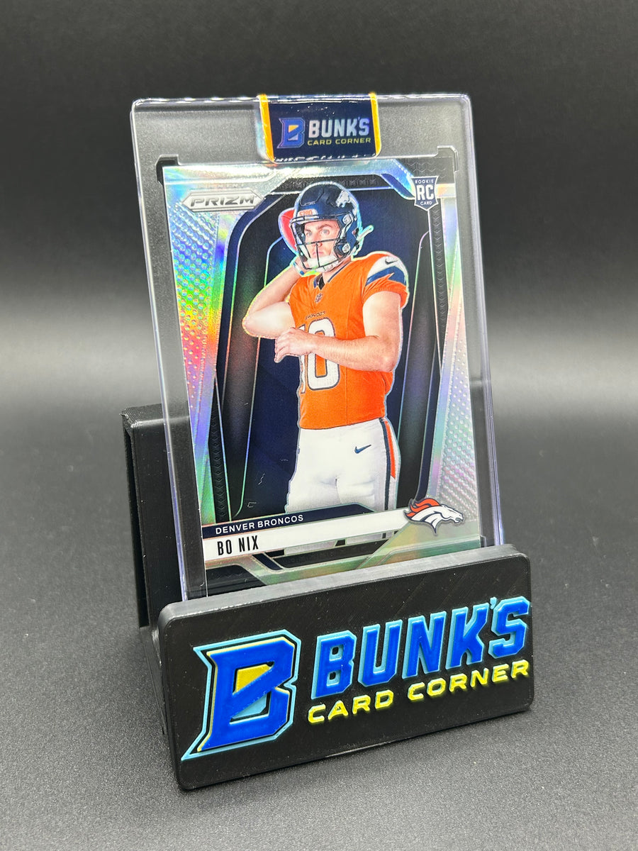 2024 Bo Nix Panini Prizm Silver Rookie Variation Rc