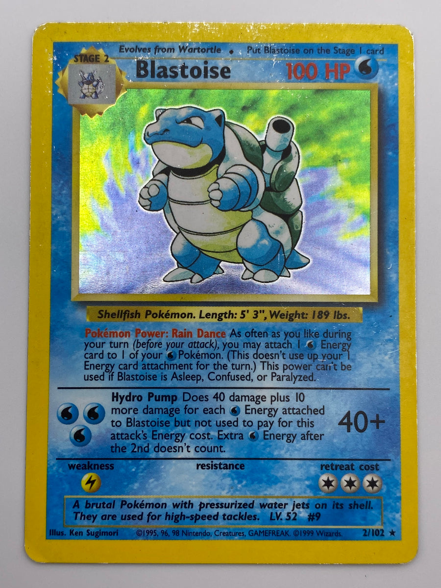 Blastoise Holo Base Set HP