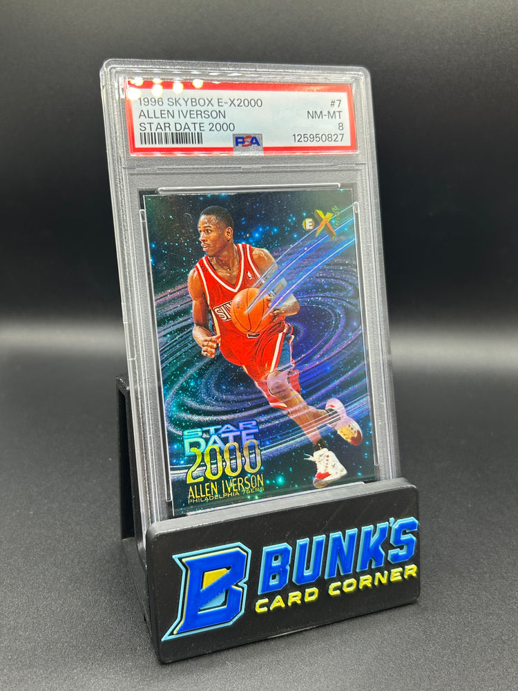 1996 Allen Iverson Skybone E-X2000 Star Date 2000 Rc PSA 9