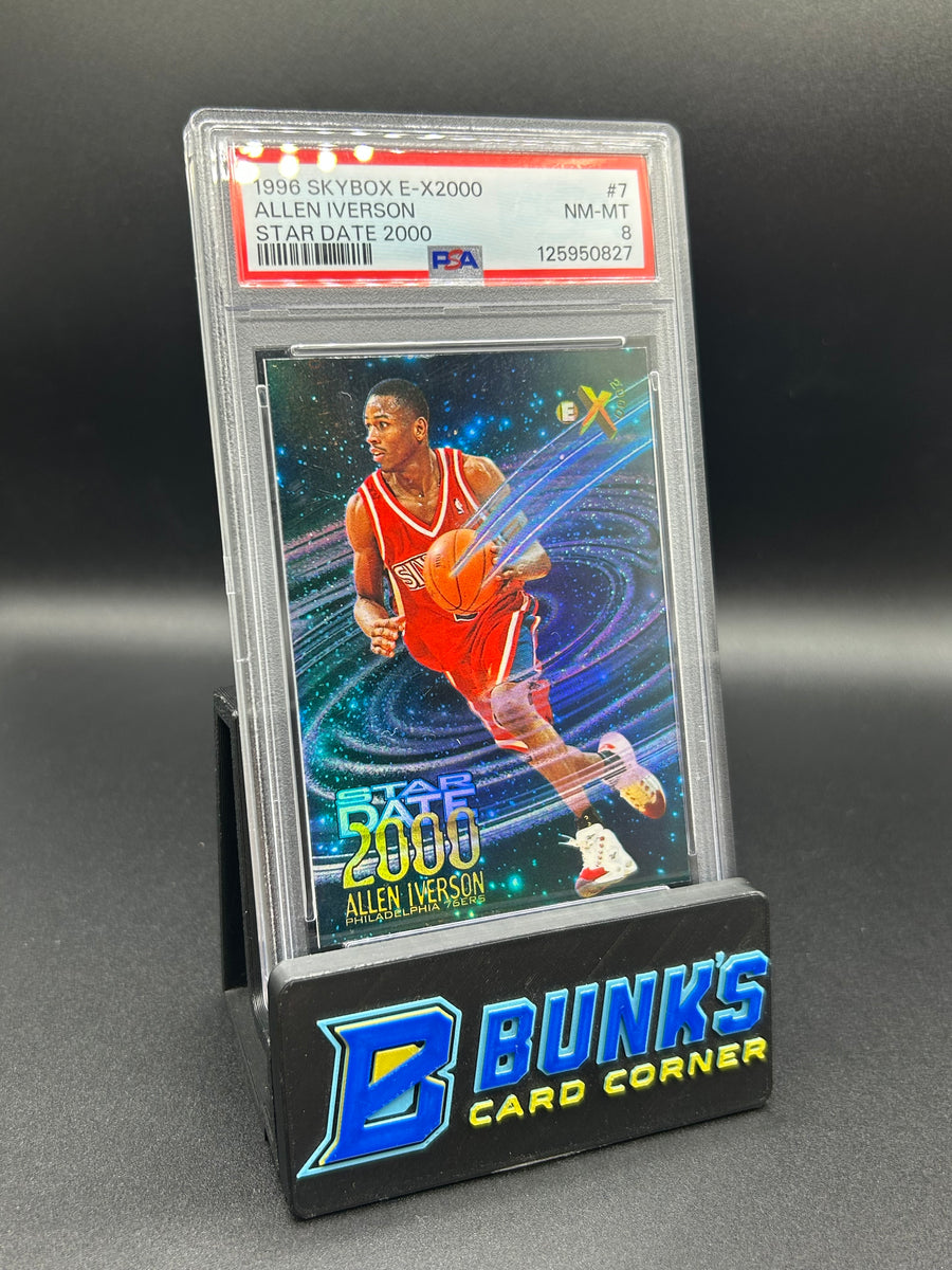 1996 Allen Iverson Skybone E-X2000 Star Date 2000 Rc PSA 9