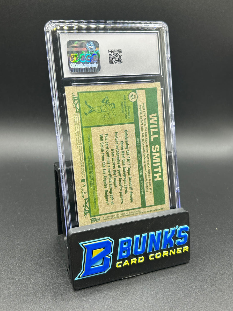 2026 Will Smith Topps Heritage On-Card Auto CGC 10/10