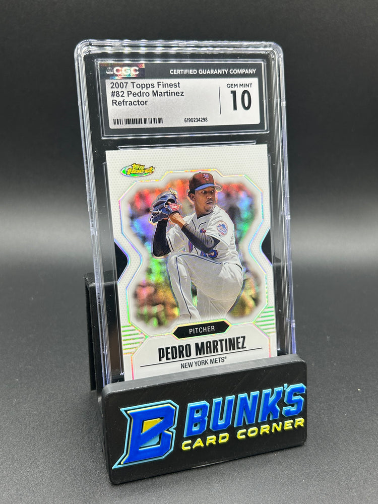 2007 Pedro Martinez Topps Finest Refractor CGC 10