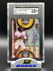 2024 Shedeur Sanders Vintage Flag Sparkle 8/10 (Box A3)