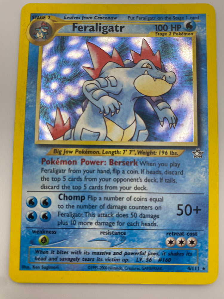 Feraligatr Holo Neo Genesis MP