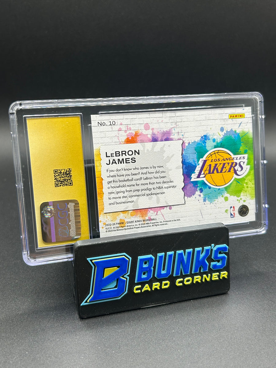 2023-24 LeBron James Panini Court Kings Self Expression CGC Pristine 10