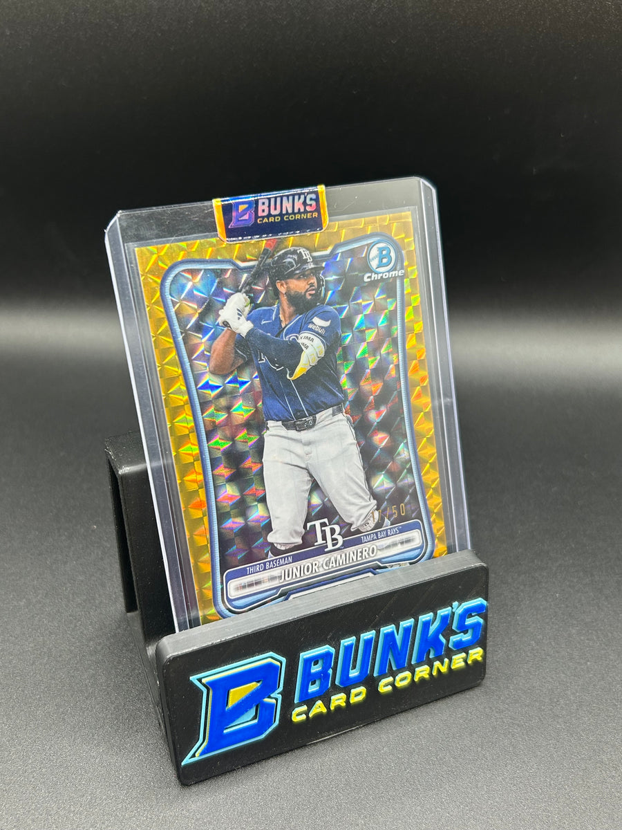 2026 Junior Caminero Bowman Chrome Gold Mojo 17/50
