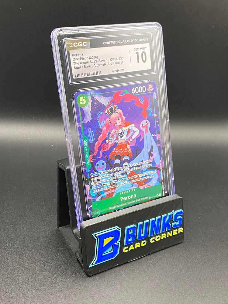 Perona Super Rare Parallel OP14-033 CGC 10