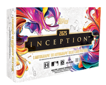 2025 MLB Inception Baseball Hobby Box PRESALE (6/19/26 Release)