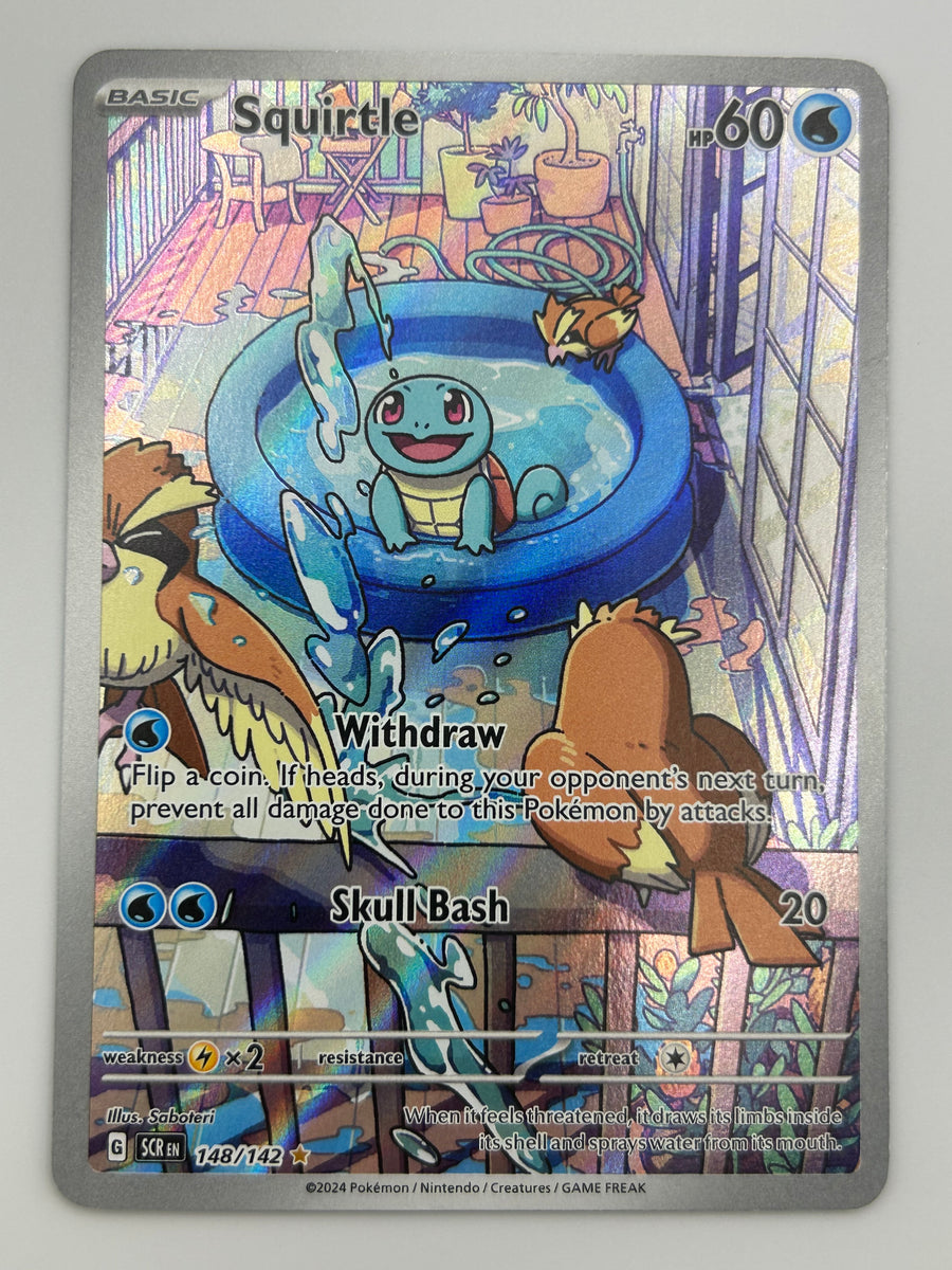 Squirtle Illustration Rare Stellar Crown NM