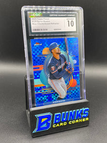 2025 Byron Buxton Blue Checkerboard Ref. 65/75 CGC 10