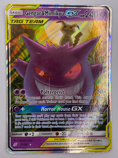 Gengar & Mimikyu Gx Tag Team DMG