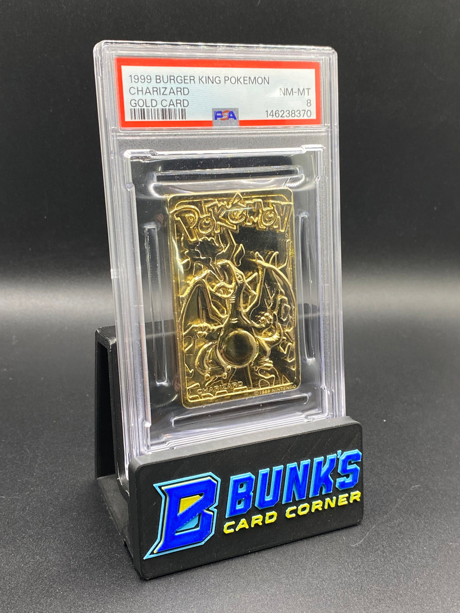 Charizard Gold Card Burger King PSA 8