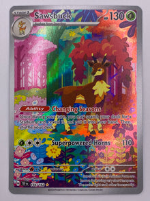 Sawsbuck Illustration Rare Temporal Forces NM