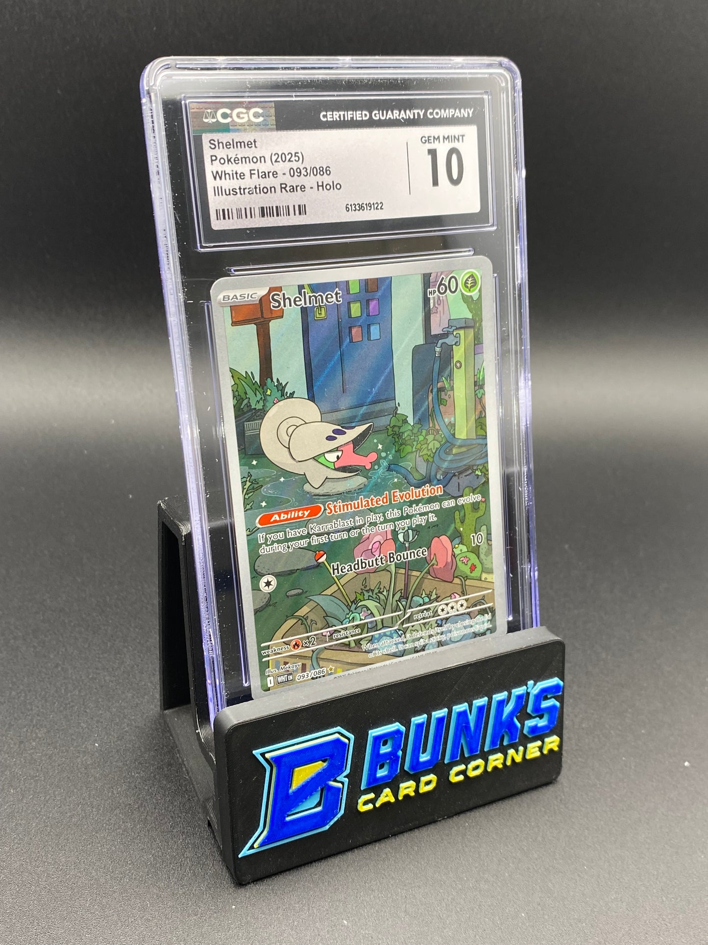 Shelmet Illustration Rare White Flare CGC 10