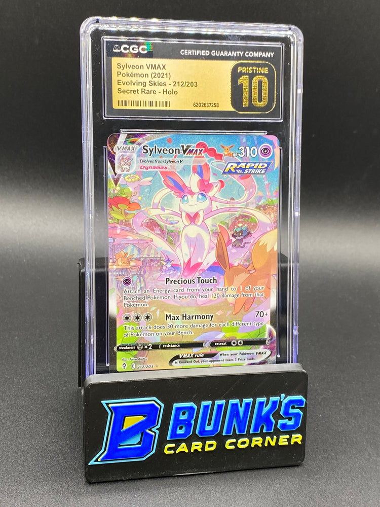 Sylveon Vmax Alt Art Evolving Skies CGC Pristine 10