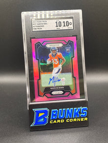 2023 Marvin Mims Auto Pink Prizm SGC 10/10