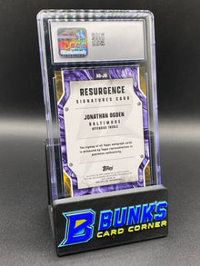 2024 Jonathon Ogden Gold Power Surge Ref. Auto CGC Auto 9