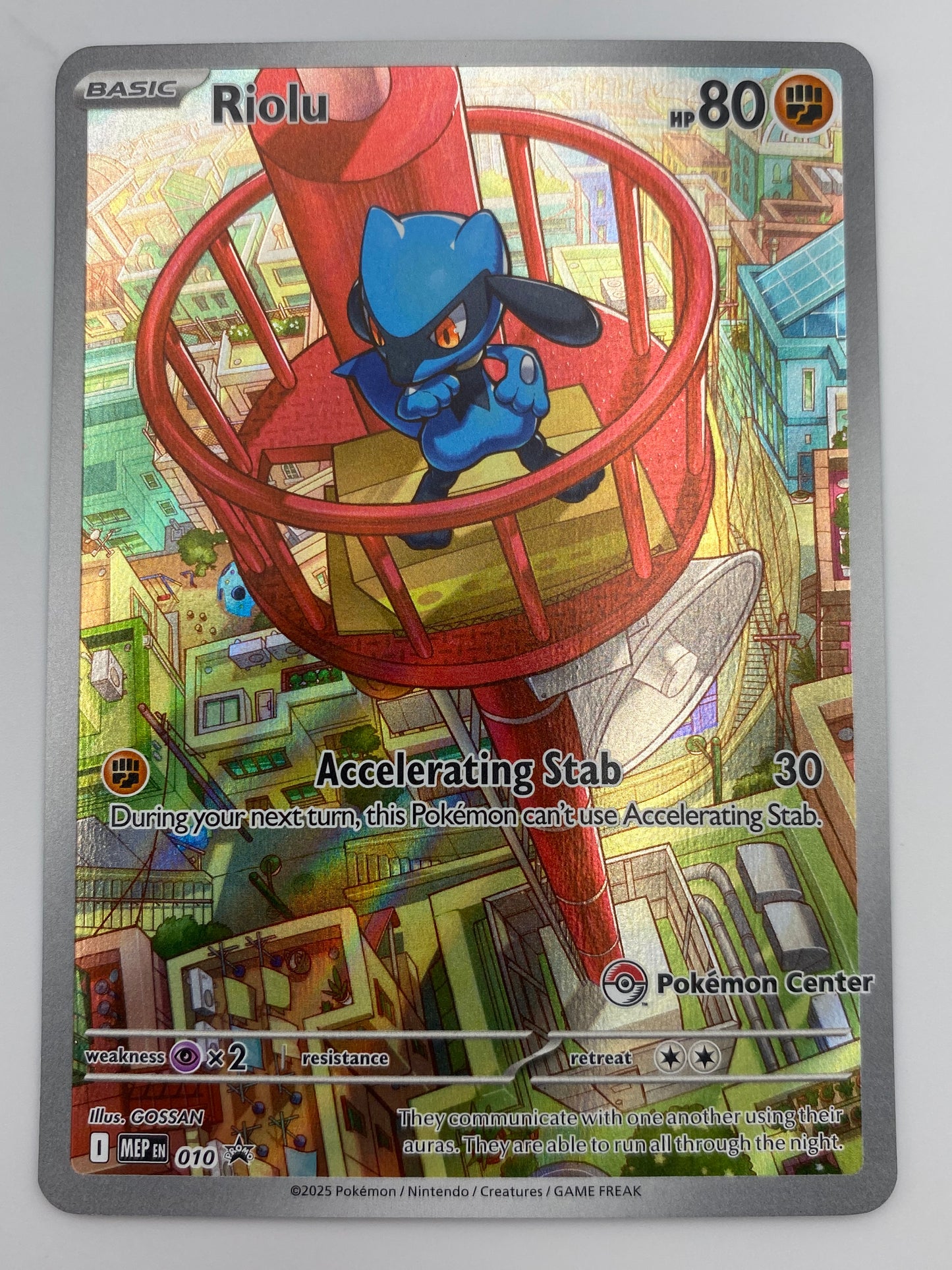 Riolu Promo Pokemon Center NM