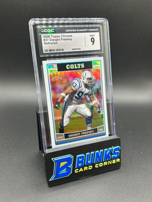 2006 Dwight Freeney Topps Chrome Refractor CGC 9