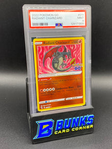 Radiant Charizard Pokemon Go PSA 9