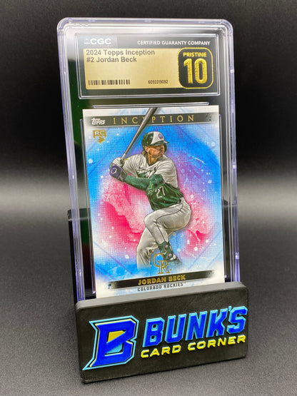 2024 Jordan Beck Rc Inception CGC PRISTINE 10