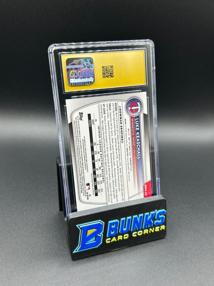 2025 Luke Keaschall Bowman Mega Box Autographs CGC 10