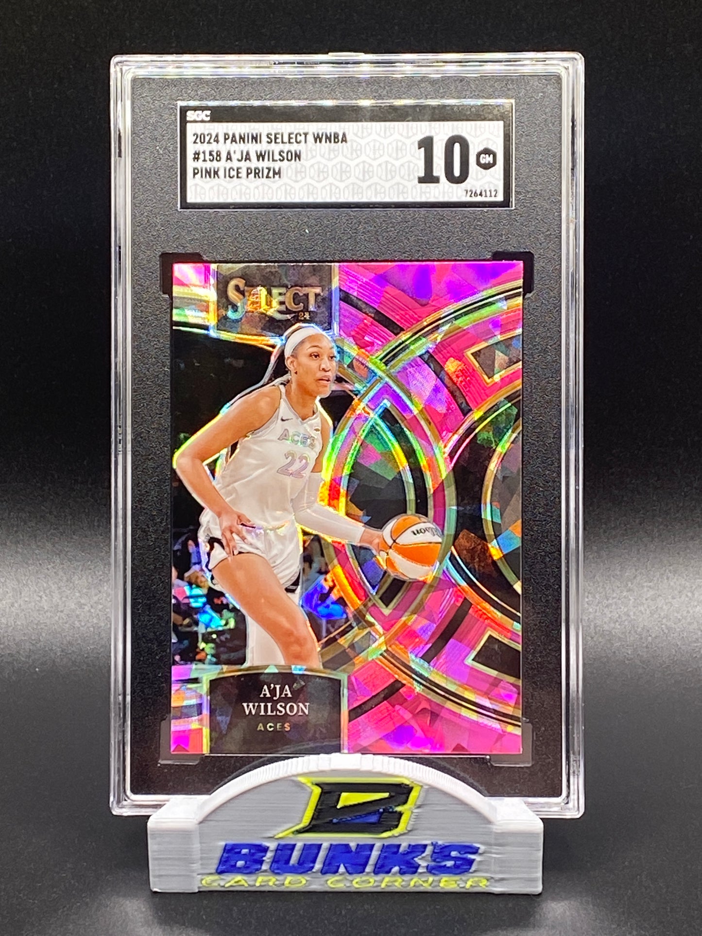 2024 A’ja Wilson Pink Ice Prizm (Box B2)