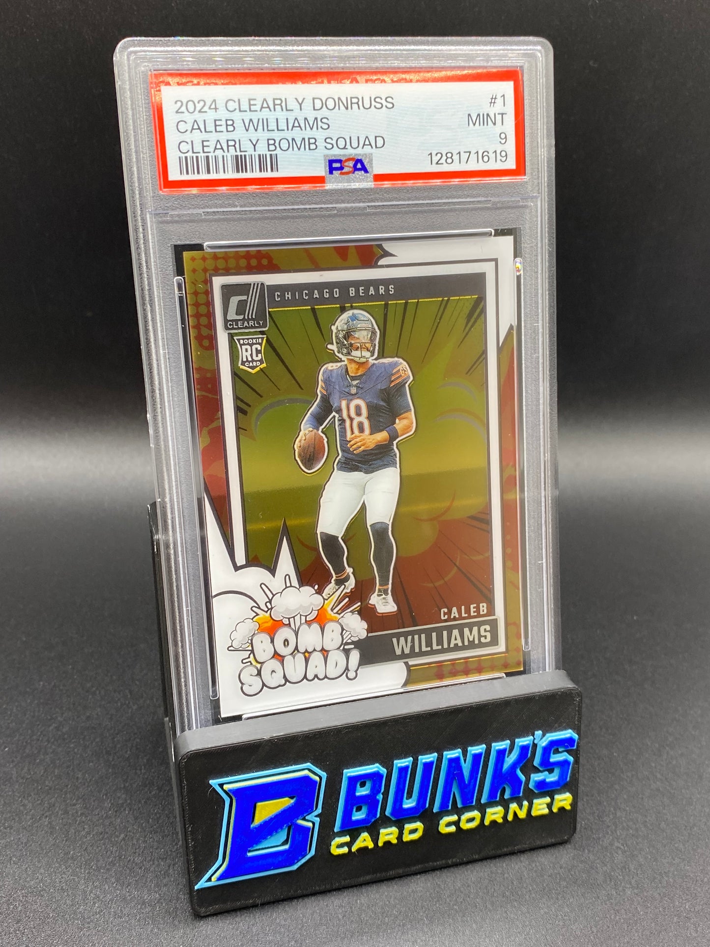 2024 Caleb Williams Clearly B Squad! PSA 9 Rc