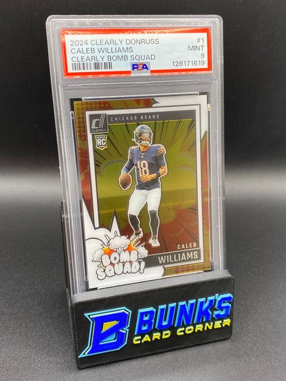 2024 Caleb Williams Clearly B Squad! PSA 9 Rc