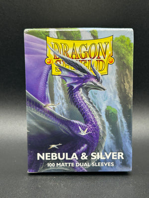 Dragon Shield Nebula & Silver 100 Matte Dual Sleeves