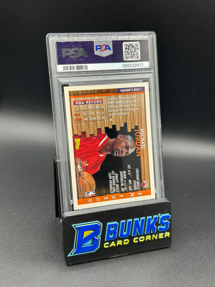 1996 Michael Jordan Topps Season's Best PSA 6