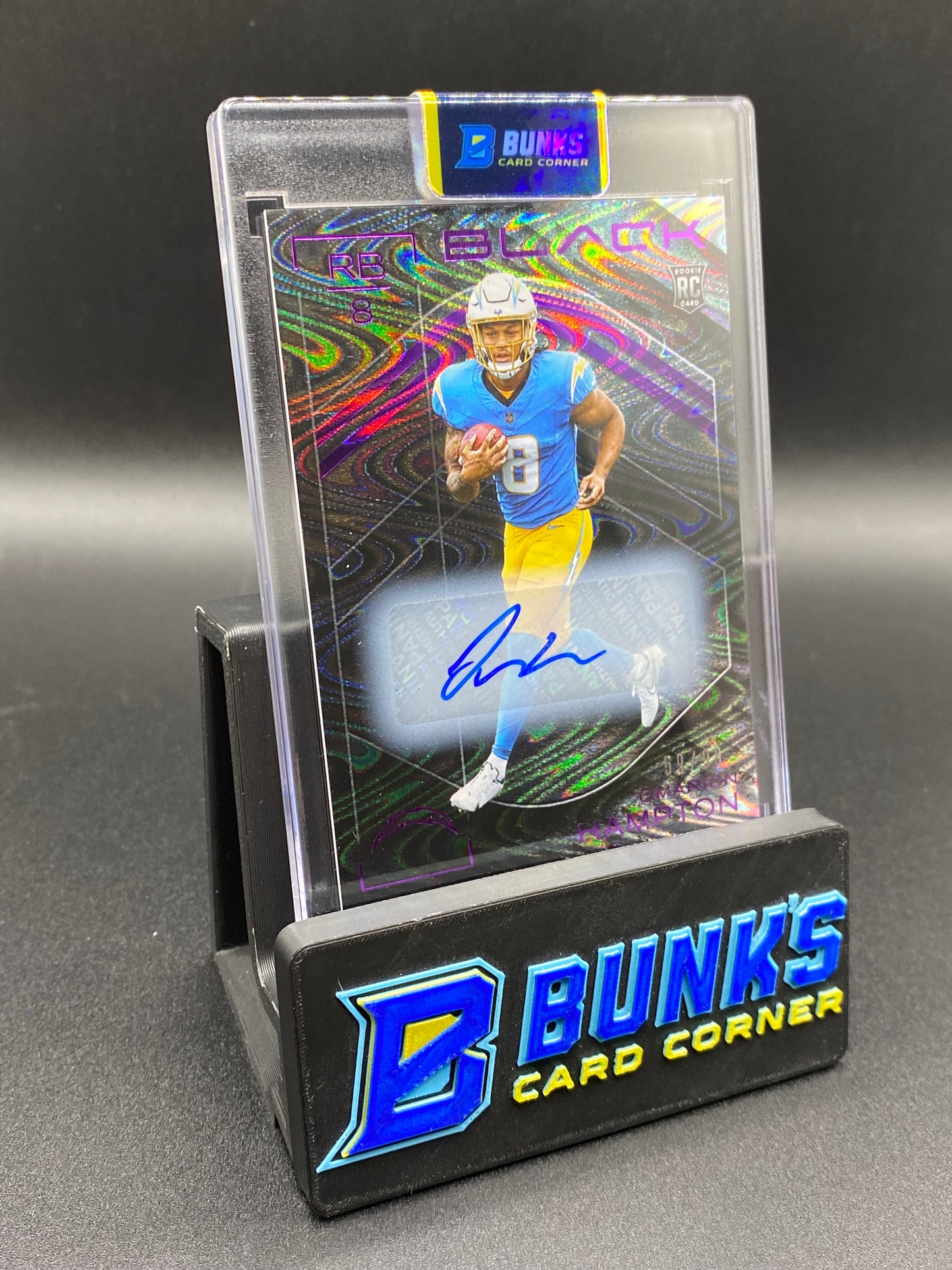 2025 Omarion Hampton Black Rc Auto 59/99