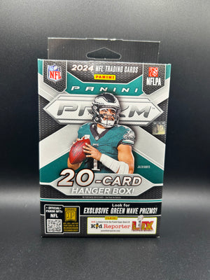 2024 Panini Prizm Football Hanger Box Green Wave Exclusive