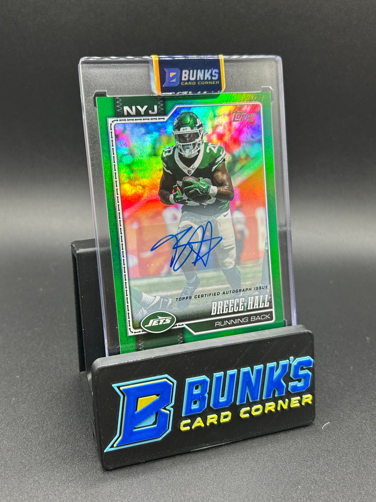2026 Breece Hall Topps Green Flagship Auto 88/99
