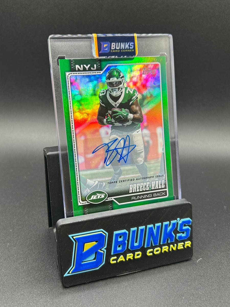 2026 Breece Hall Topps Green Flagship Auto 88/99