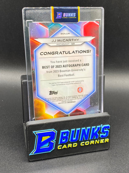 2023 JJ McCarthy Auto 38/50