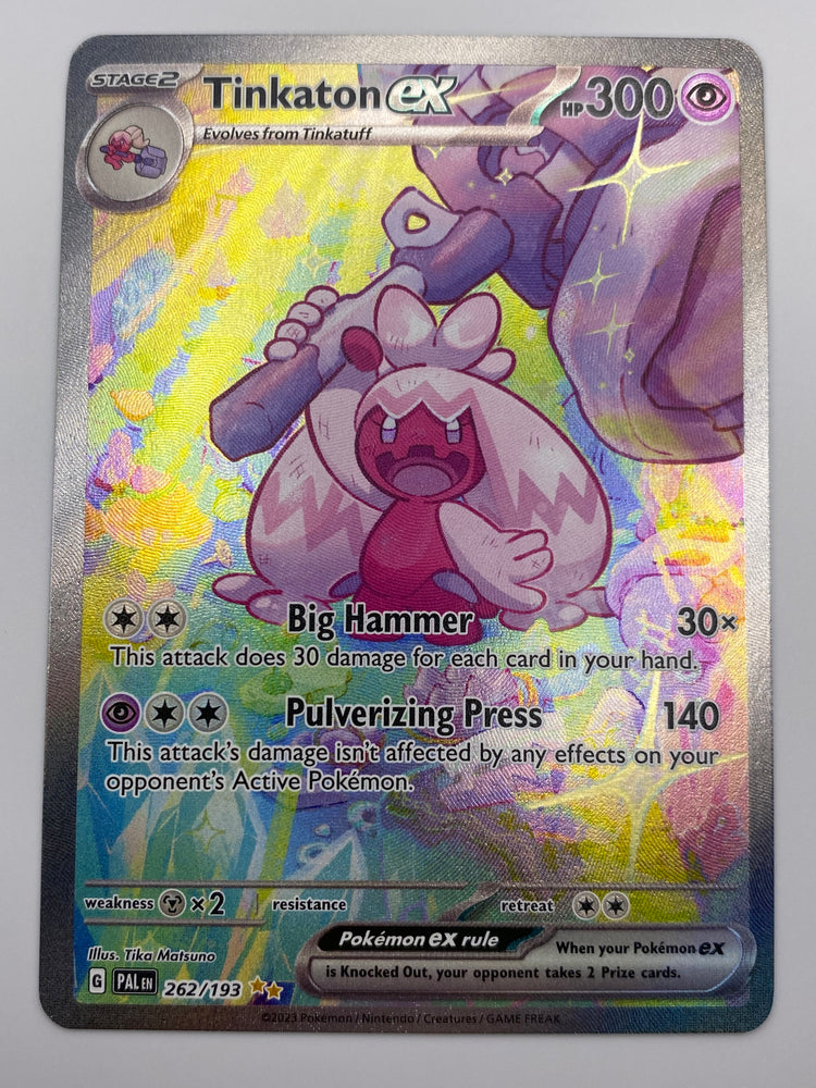 Tinkaton Ex SIR Paldean Evolved NM