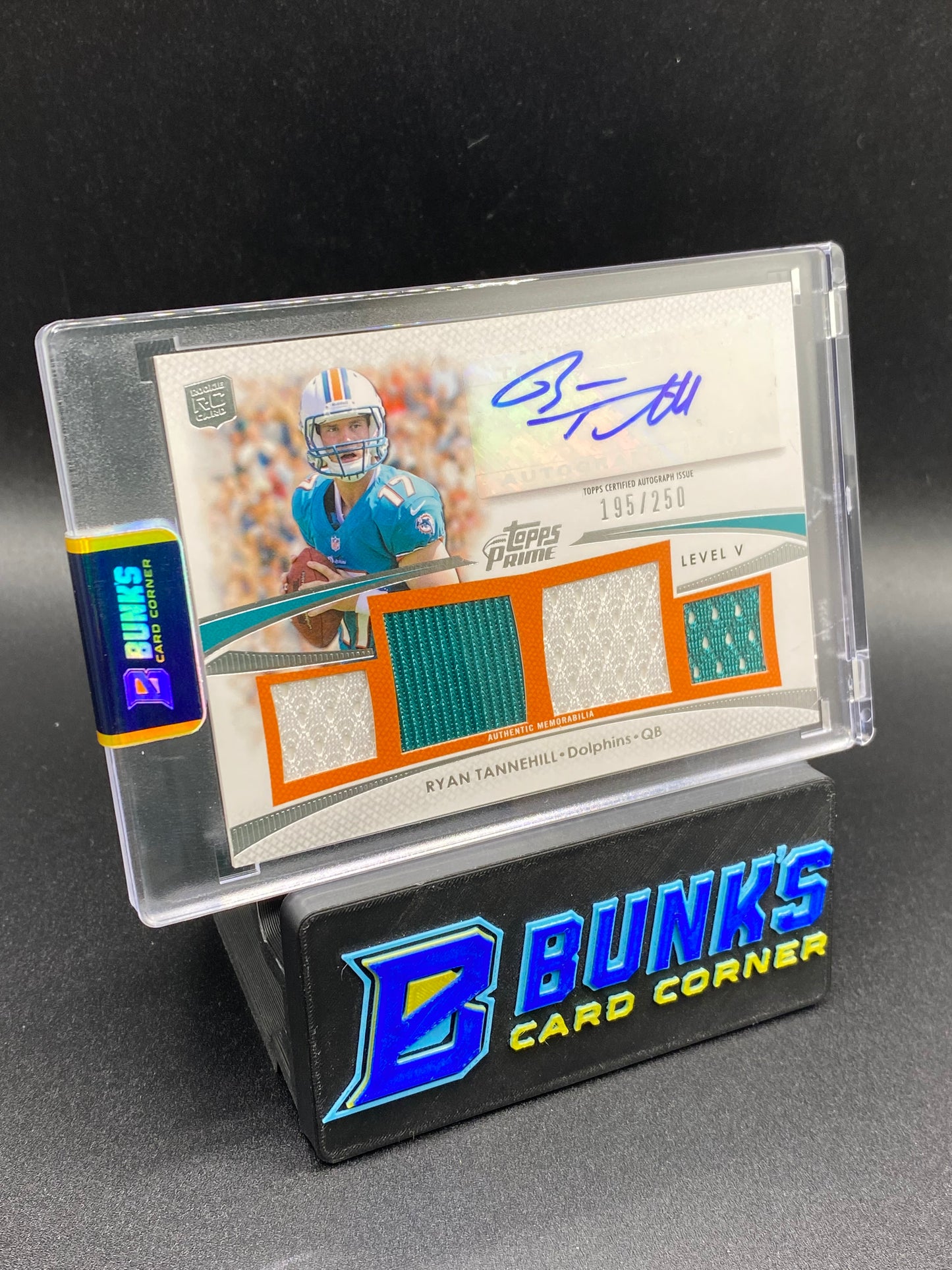 Ryan Tannehill Topps Prime Patches 195/250 Auto