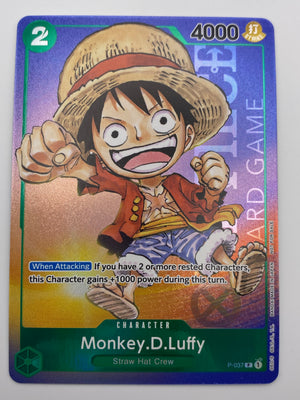 Monkey D. Luffy P-037 NM