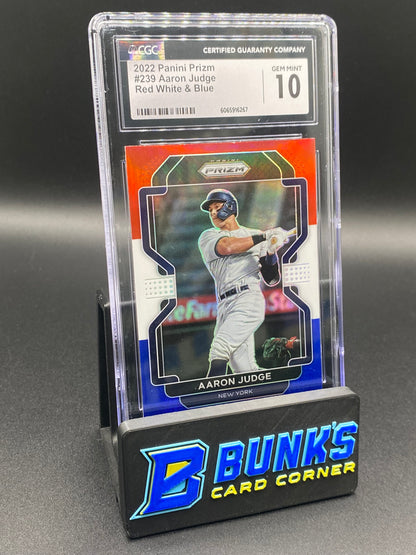 2022 Aaron Judge Red White & Blue SP CGC 10