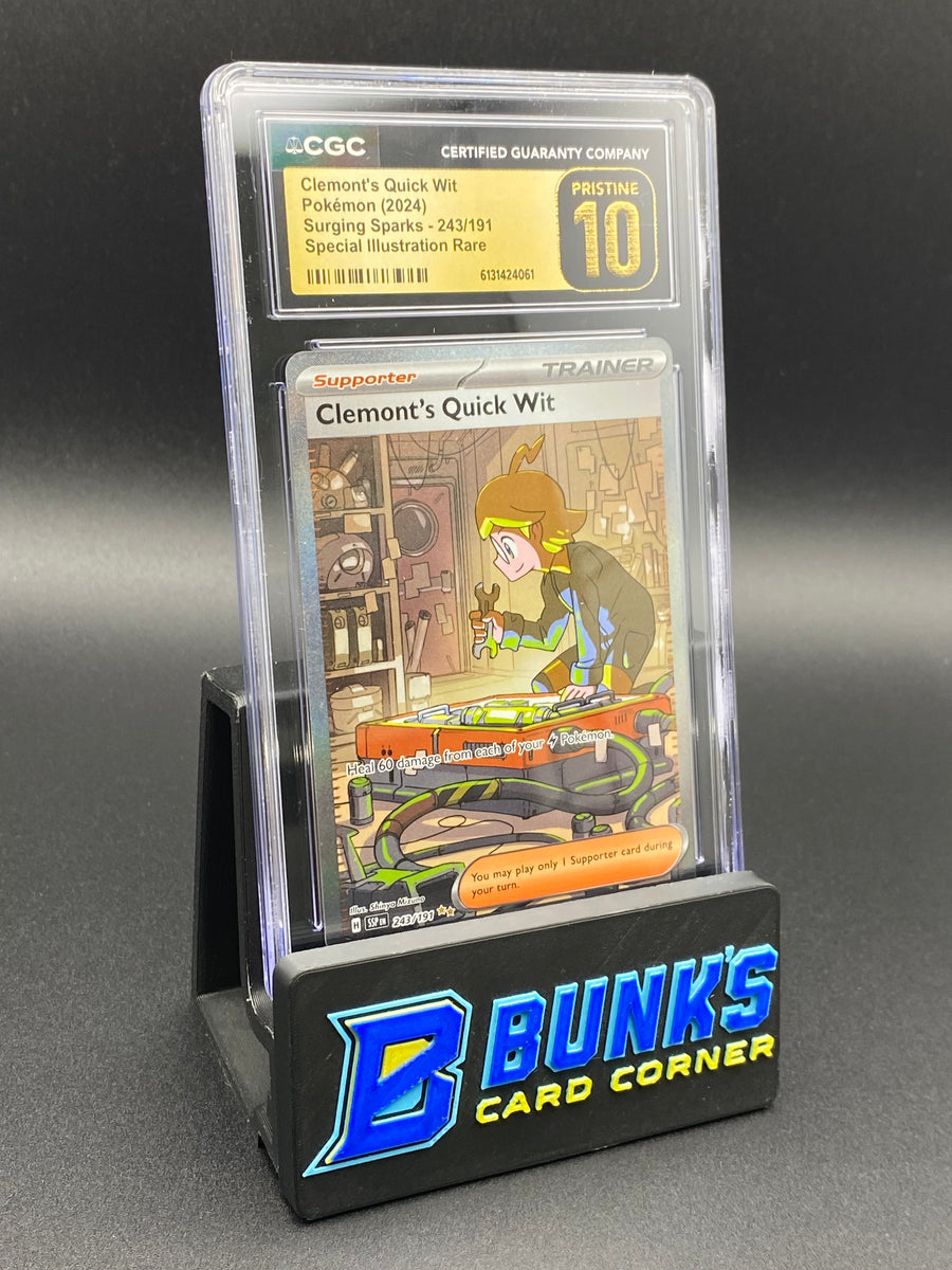 Clemont's Quick Wit SIR Surging Sparks CGC PRISTINE 10