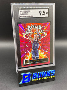 2022-23 Ja Morant B Squad! Holo Pink Laser 18/50 SGC 9.5