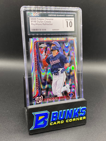 2025 Dylan Crews Raywave Ref. Rc CGC 10 SP