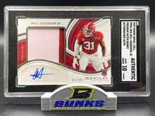 2023 Will Anderson Jr. AUTOGRAPHED Premium Patch Rookie 45/99 (Box 15)