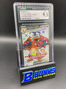 Charizard Ex Ultra Rare Obsidian Flames CGC 9.5