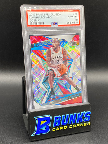 2019 Kawhi Leonard Cosmic 87/100 PSA 10