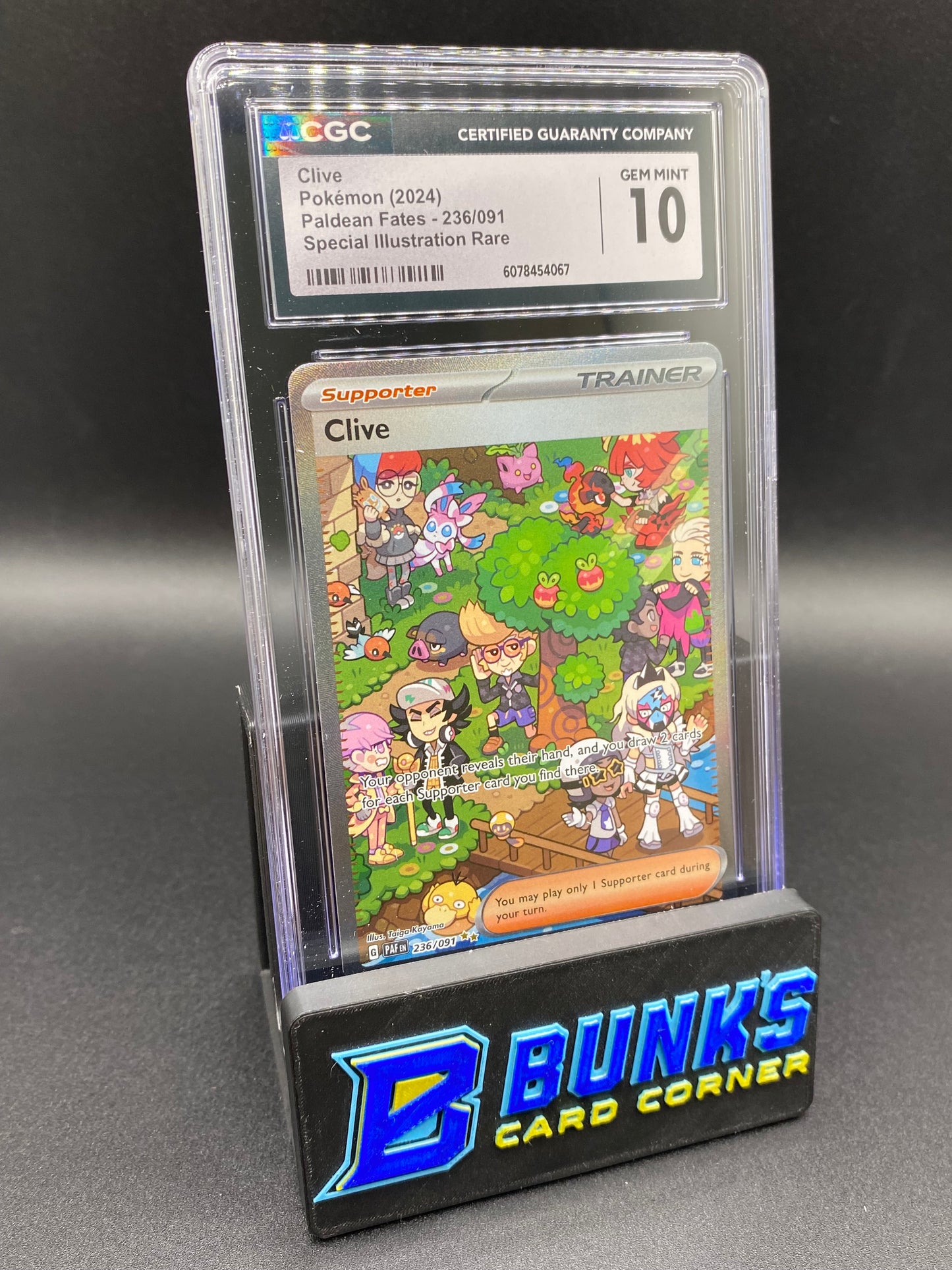 Clive SIR Paldean Fates CGC 10